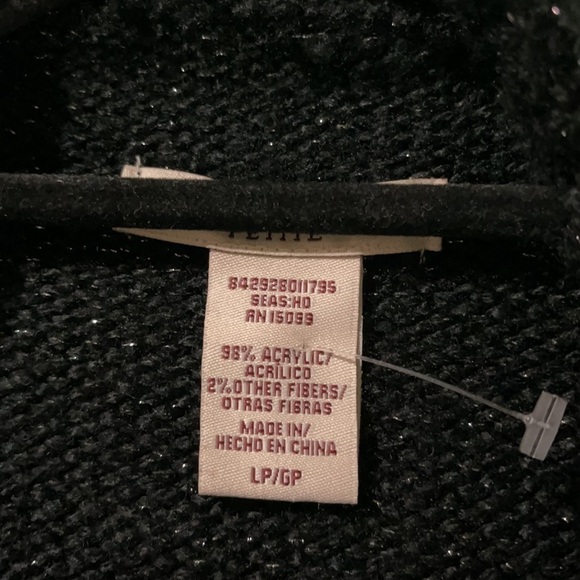 Covington Black Sweater Large Petite - Picture 8 of 8